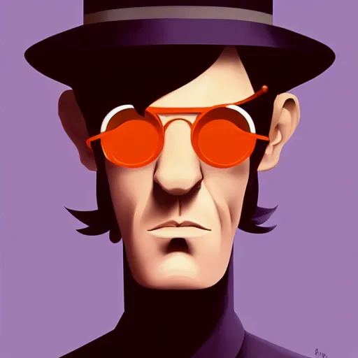 Image similar to face icon stylized minimalist a clockwork orange 1 9 7 1, loftis, cory behance hd by jesper ejsing, by rhads, makoto shinkai and lois van baarle, ilya kuvshinov, rossdraws global illumination