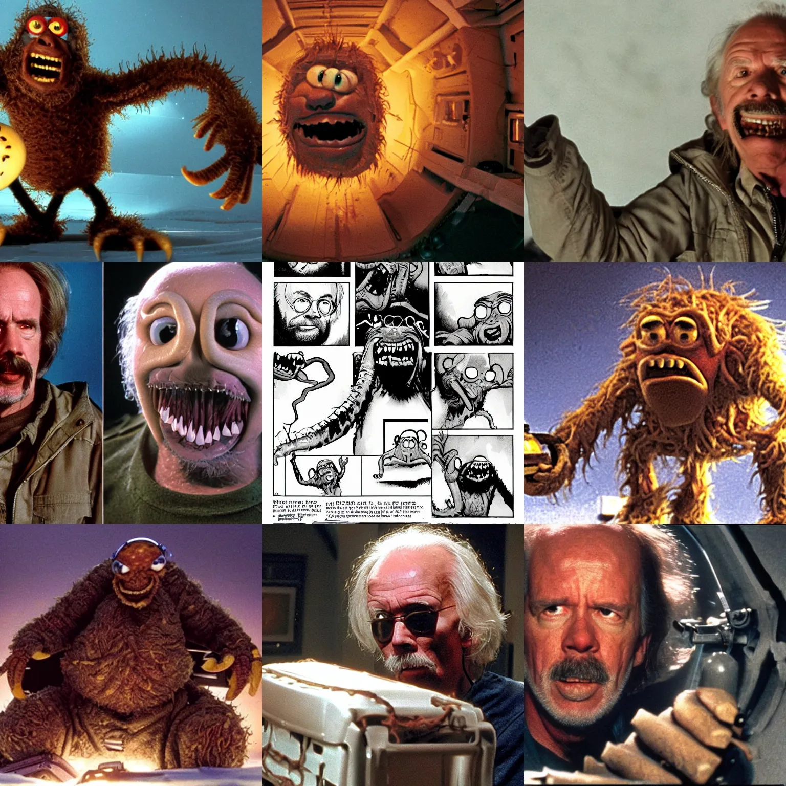 Prompt: john carpenter's the thing from the pixar movie