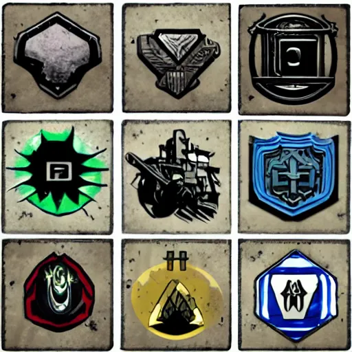 Prompt: top 9 call of duty perk symbols