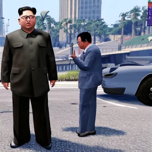 Image similar to kim jong - un in gta v