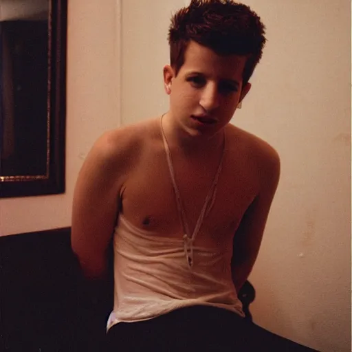 Image similar to charlie puth by nan goldin