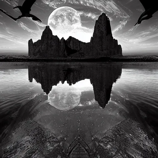 Image similar to A scary reflection by Chris Moore