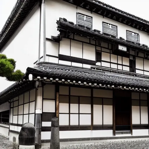 Image similar to photo of a historic Japanese house in Paris