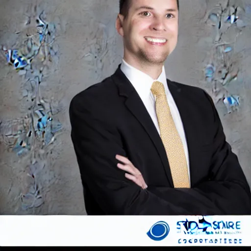 Image similar to corporate portrait, specialist sales executive, target driven and career oriented with no experience whatsoever, professional studio lighting