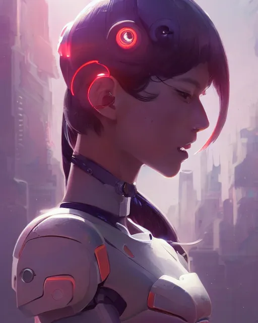 Image similar to cyborg girl, sharp details, sharp focus, elegant, highly detailed, illustration, by jordan grimmer and greg rutkowski and pine ( ハイネ ) and 薯 子 imoko and 香 川 悠 作 and wlop and maya takamura, intricate, beautiful, trending artstation, pixiv, digital art