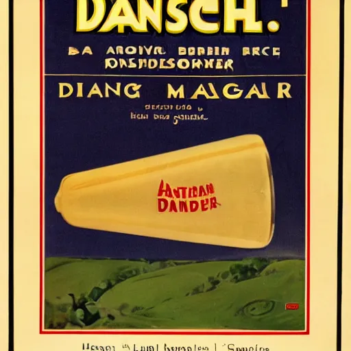 Image similar to year 1 9 2 8 commercial poster for danish margarine