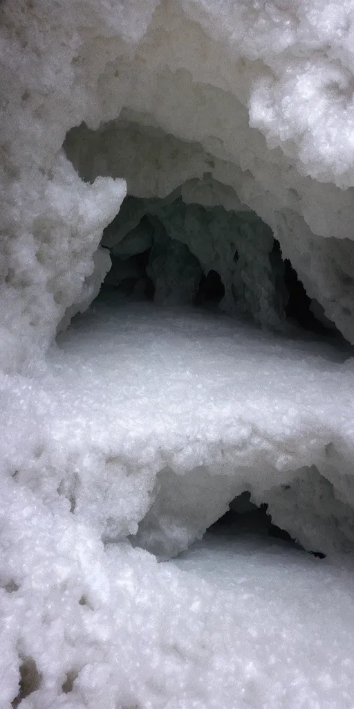 Prompt: sea cave of white crystals, wide shot, naturalistic, highly complex, cinematic, atmospheric