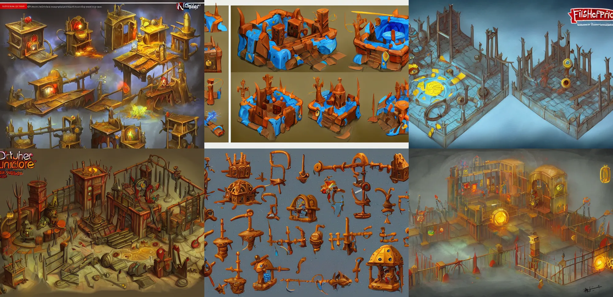 ArtStation - Albion Online : Townhalls 2d Assets