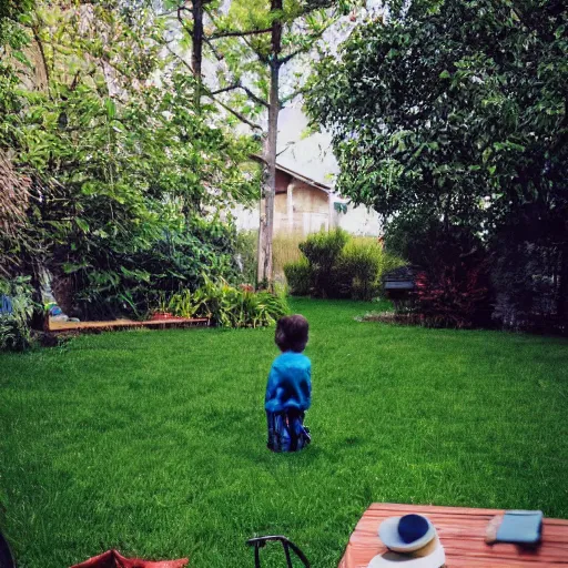 Image similar to alone in the backyard