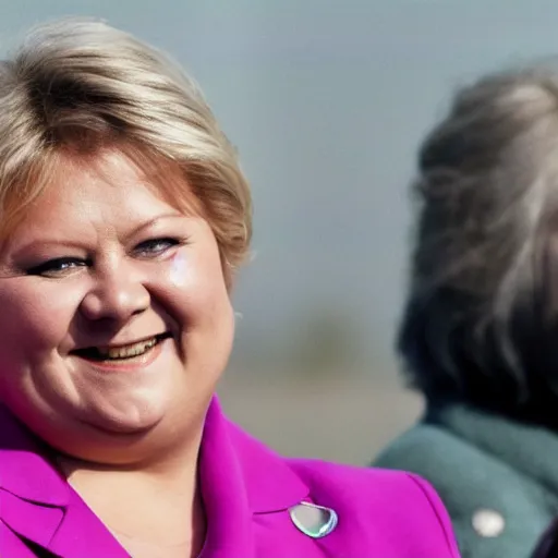 Prompt: Erna Solberg