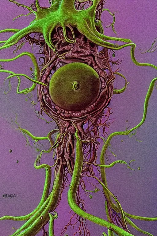 Image similar to internal heart lymphocyte virion rawandrendered synaptic transmission embryonic beholder neural shoggoth by kumpan alexandr, iridescent # imaginativerealism