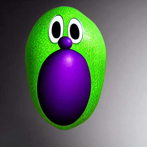 Image similar to thanos as an eggplant with eggplant features with the face of thanos, realistic, hyperrealistic, ultra realistic, real, real world, highly detailed, very detailed, extremely detailed, intricate details, 8 k resolution, hd quality