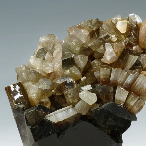 Prompt: tourmaline crystals on cleavelandite