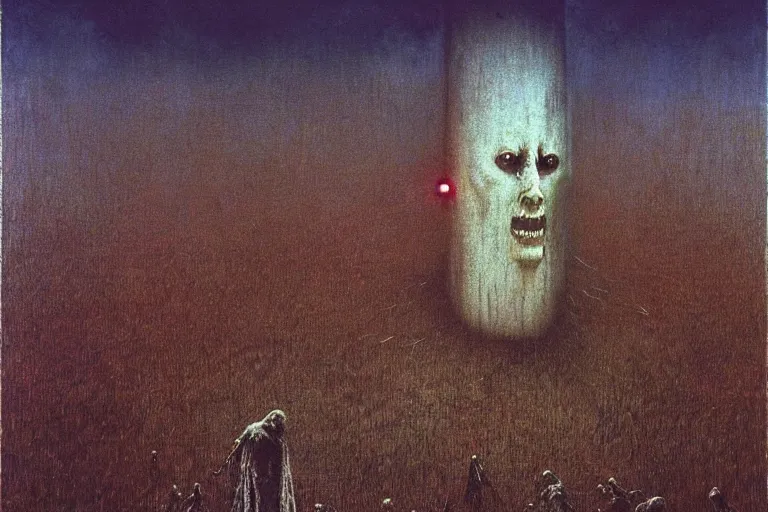 Prompt: horror movie directed by beksinski, screenshot, photorealistic, photo, movie,