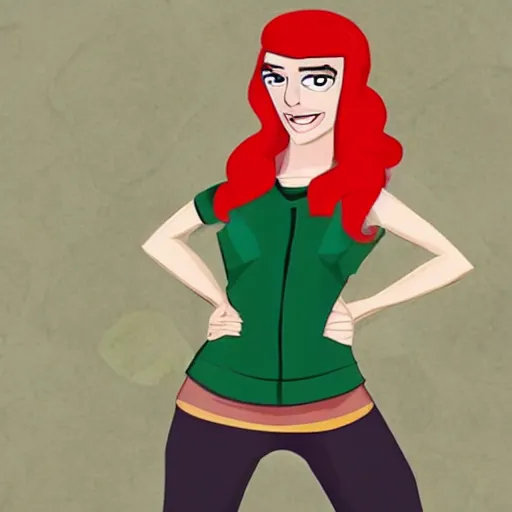 Image similar to Gwen from Total Drama Island if she were a real person.