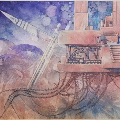 Image similar to lego high crimes resulting in dreamless sleep, a hypnotic mikalojus konstantinas ciurlionis watercolor painting, sneering way which offended even those of us who most admir'd his historical productions