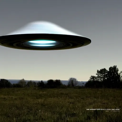 Prompt: realistic ufo sighting photographic evidence