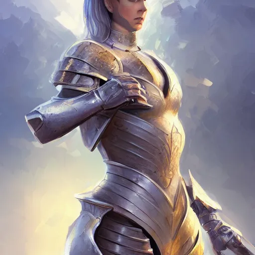 Prompt: a princess wearing a armor, full body shot, highly detailed, digital painting, artstation, concept art, smooth, sharp focus, illustration
