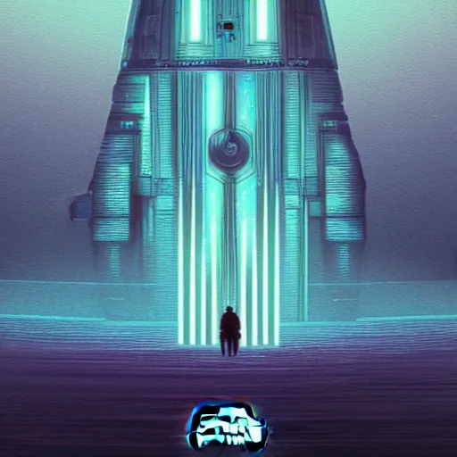 Prompt: empire strikes back movie poster, artwork by beeple, intricate, elegant, dramatic