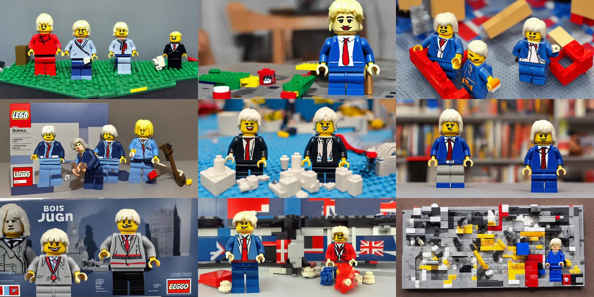 Prompt: boris johnson lego set