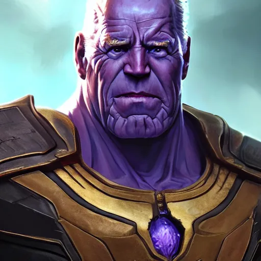 Prompt: joe biden is thanos, fantasy, high detail, elegant, digital painting, cinematic lighting, textured skin, highly detailed, artstation, unreal engine 5, breathtaking, illustration, ilya kuvshinov, nikolay makovsky