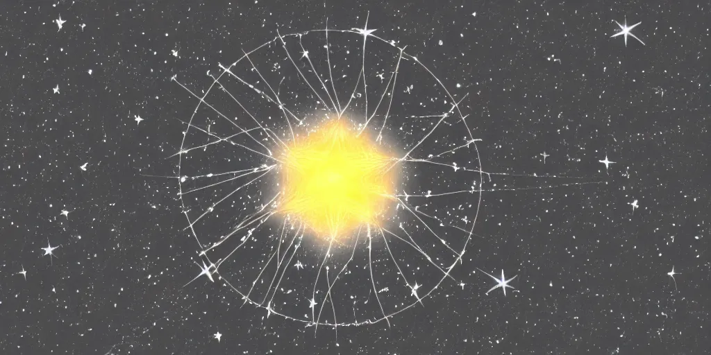 Image similar to a star dus particle. png on black background