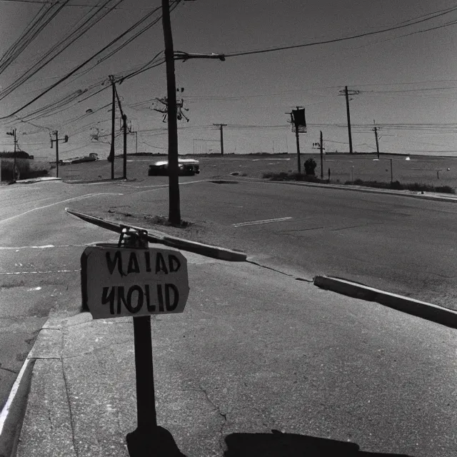 Prompt: the end of the world, photo by william eggelston