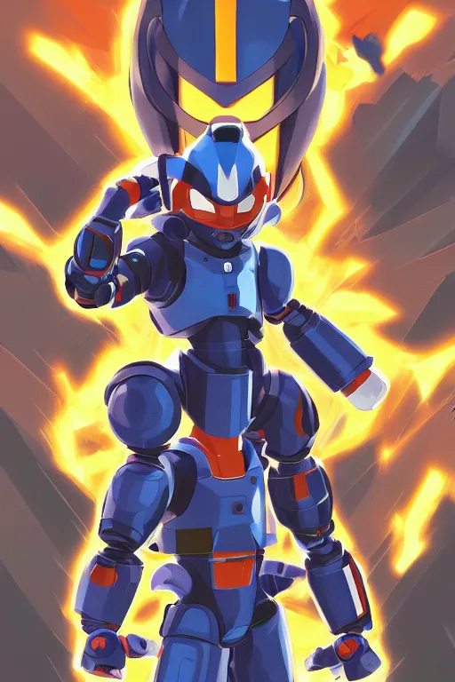 Image similar to robot ninja mask helmet megaman x zero rockman 2 0 2 2 switch game boss legacy collection fanart artsation, art gta 5 comics, behance hd by jesper ejsing, by rhads, makoto shinkai and lois van baarle, ilya kuvshinov, rossdraws global illumination ray tracing