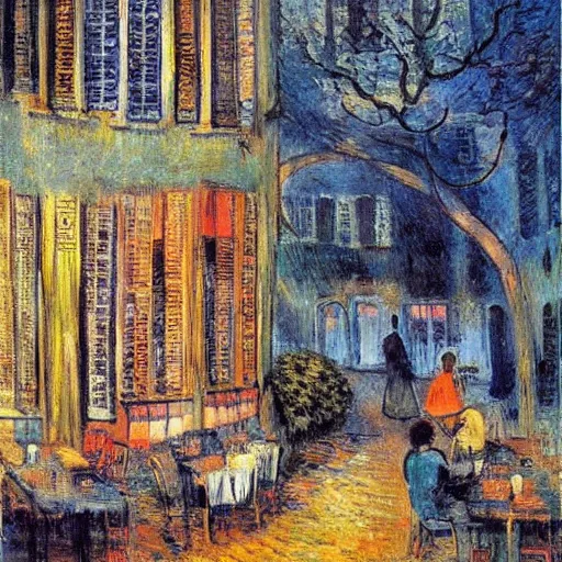 Image similar to A beautiful computer art. Think of it as a parallel universe. But maybe it’s the real one, and we’re in a dream. by Maurice Utrillo, by Bill Watterson ultradetailed, random