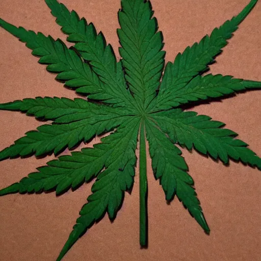 Image similar to clint eastwood made of cannabis leaves