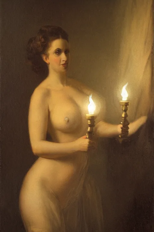 Prompt: POV of Ava Addams. Petrus Van Schendel. 303, acid 4k, rays of light, particles light,