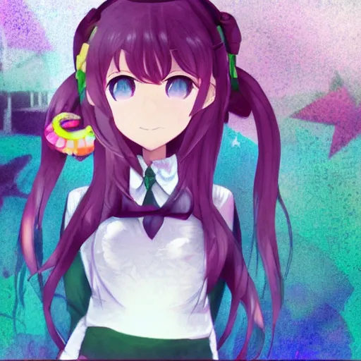 Image similar to monika, ddlc