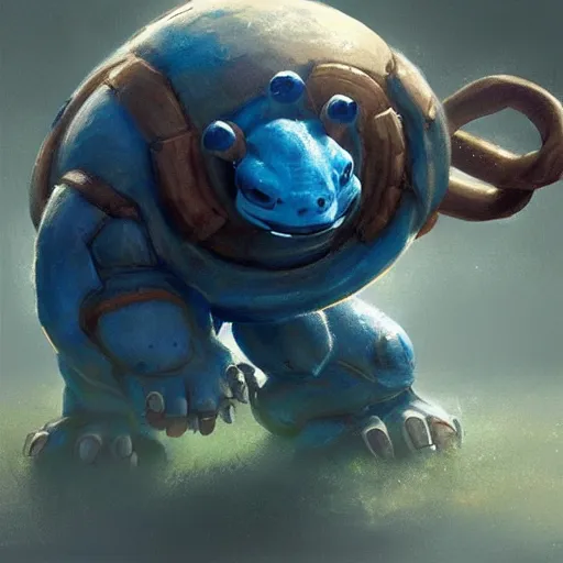 Prompt: Blastoise , Greg rutkowski, Trending artstation, cinematográfica, digital Art -8