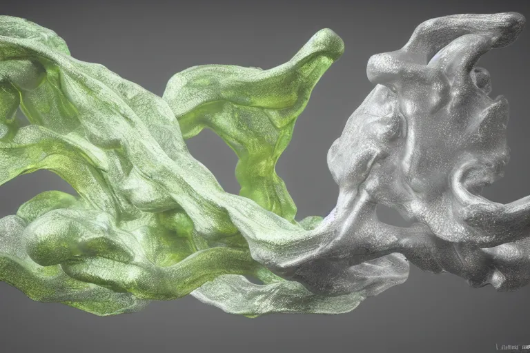 Image similar to Painful pleasures by Lynda Benglis, octane render, 4k, 8k