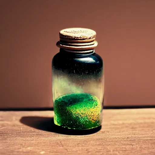 Image similar to the universe in a bottle