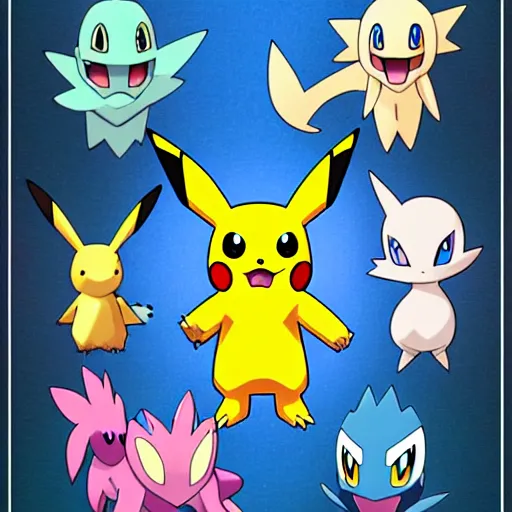 Image similar to pokemon evolution , ultra detailed , highly detailed , 4k , HD