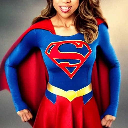 Prompt: stacey dash as supergirl