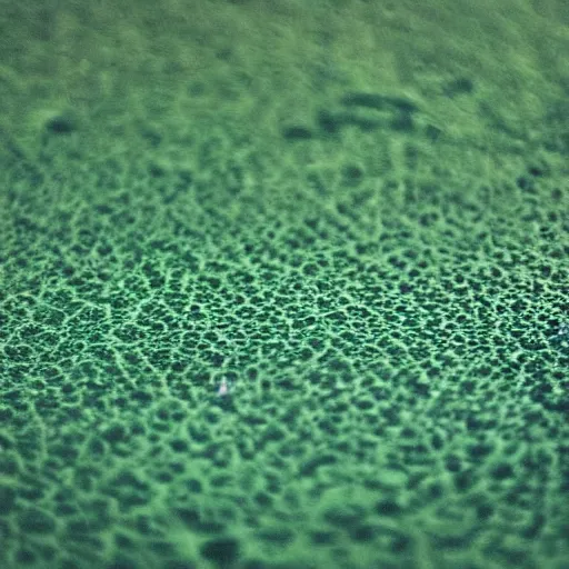 Prompt: “green liquid on floor grainy photo”