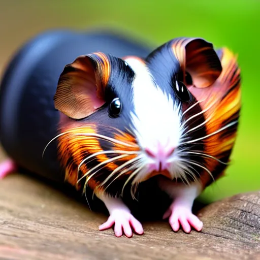 Prompt: this hybrid animal is a fusion of snake and Guinea pig, 8k, HD