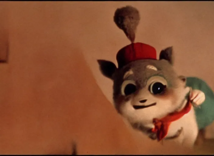 Prompt: a film still of teemo in pyscho ( 1 9 6 0 ), technicolor