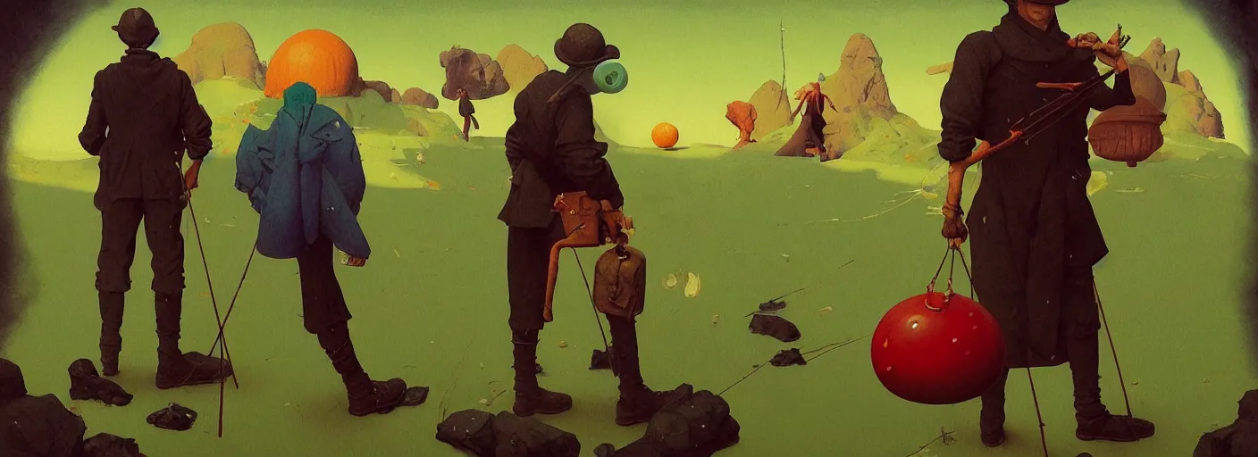 Image similar to full - body portrait surreal colorful clay fighting artstation rpg gentleman character concept art anatomy, action pose, very coherent and colorful high contrast masterpiece by norman rockwell franz sedlacek hieronymus bosch dean ellis simon stalenhag rene magritte gediminas pranckevicius, dark shadows, sunny day, hard lighting, reference sheet white! background