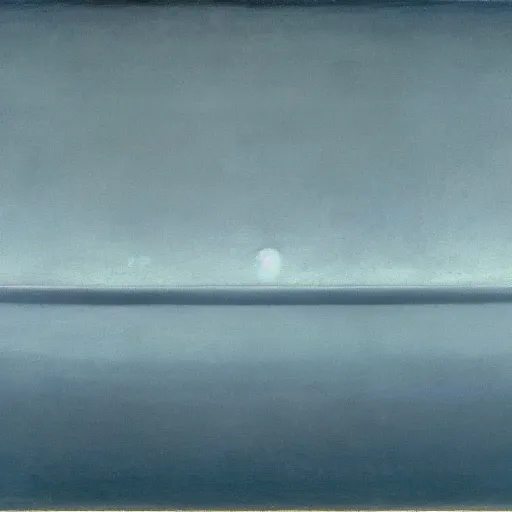 Image similar to the abstract painting'arctic void ', by caspar david friedrich!!!, by rothko!!!