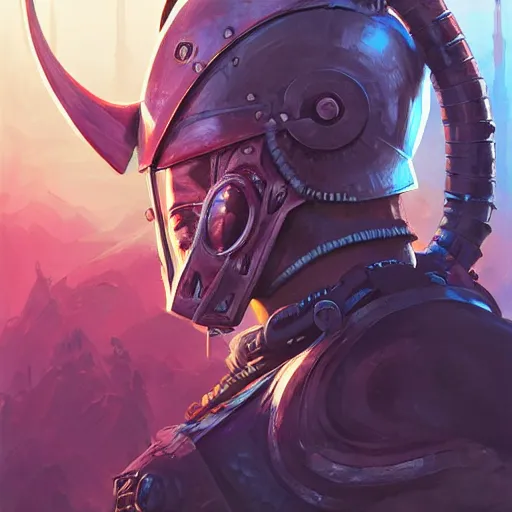 Image similar to cyberpunk viking helmet mask warrior goddess robot ninja fantasy, art gta 5 cover, official fanart behance hd artstation by jesper ejsing, by rhads, makoto shinkai and lois van baarle, ilya kuvshinov, ossdraws