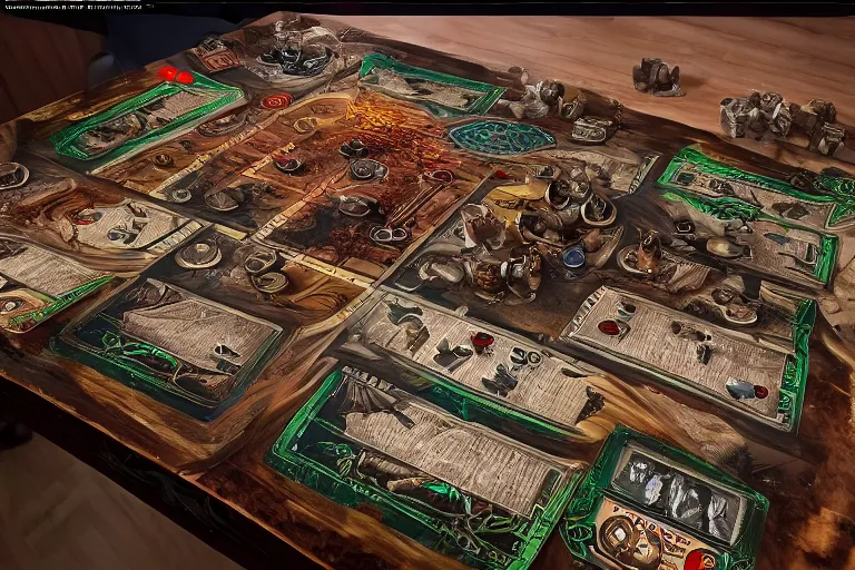 Image similar to the scariest board game ever, realistic, detailed, intricate, trending on artstation