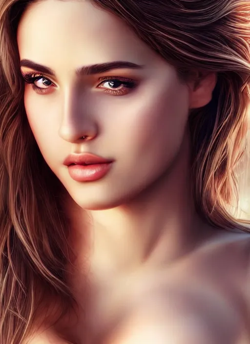 Image similar to a gorgeous greek female photo, professionally retouched, soft lighting, realistic, smooth face, full body shot, torso, dress, perfect eyes, sharp focus on eyes, 8 k, high definition, insanely detailed, intricate, elegant, art by artgerm and jason chan