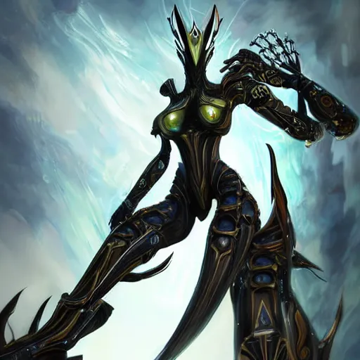 Image similar to highly detailed exquisite warframe fanart, looking up at a 300 foot tall giant elegant beautiful saryn prime female warframe, as an anthropomorphic robot female dragon, proportionally accurate, sharp claws, posing elegantly over your tiny form, detailed legs looming over you, camera close to the legs, camera looking up, giantess shot, upward shot, ground view shot, leg shot, front shot, epic cinematic shot, high quality, captura, realistic, professional digital art, high end digital art, furry art, giantess art, anthro art, DeviantArt, artstation, Furaffinity, 3D, 8k HD render, epic lighting