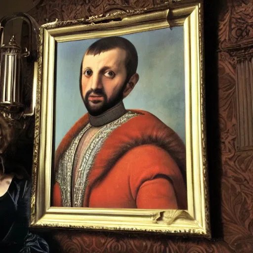 Image similar to renaissance era portrait of ringo starr