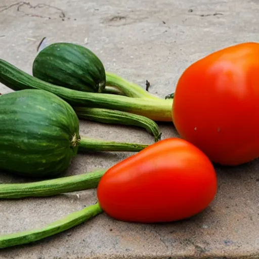 Prompt: if you like to talk to tomatoes if a squash can make you smile