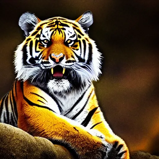 Image similar to a tiger by victo nguy