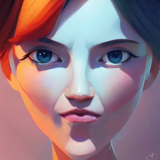 Image similar to face icon stylized minimalist megan man x, loftis, cory behance hd by jesper ejsing, by rhads, makoto shinkai and lois van baarle, ilya kuvshinov, rossdraws global illumination